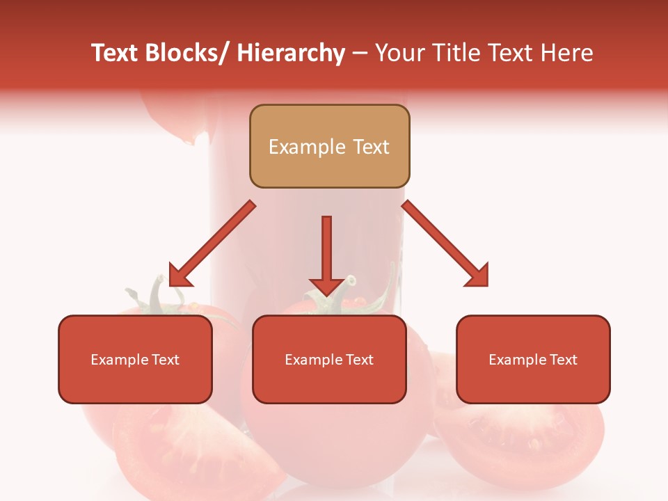 Glass Cut Vegetarian PowerPoint Template