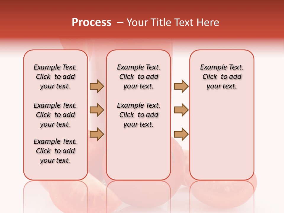 Glass Cut Vegetarian PowerPoint Template