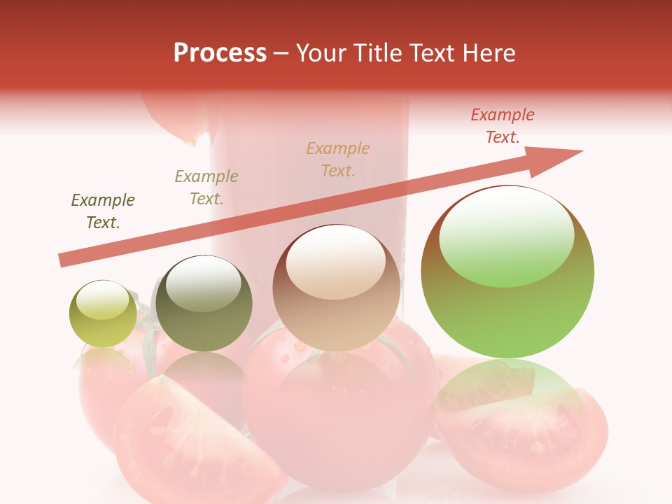 Glass Cut Vegetarian PowerPoint Template