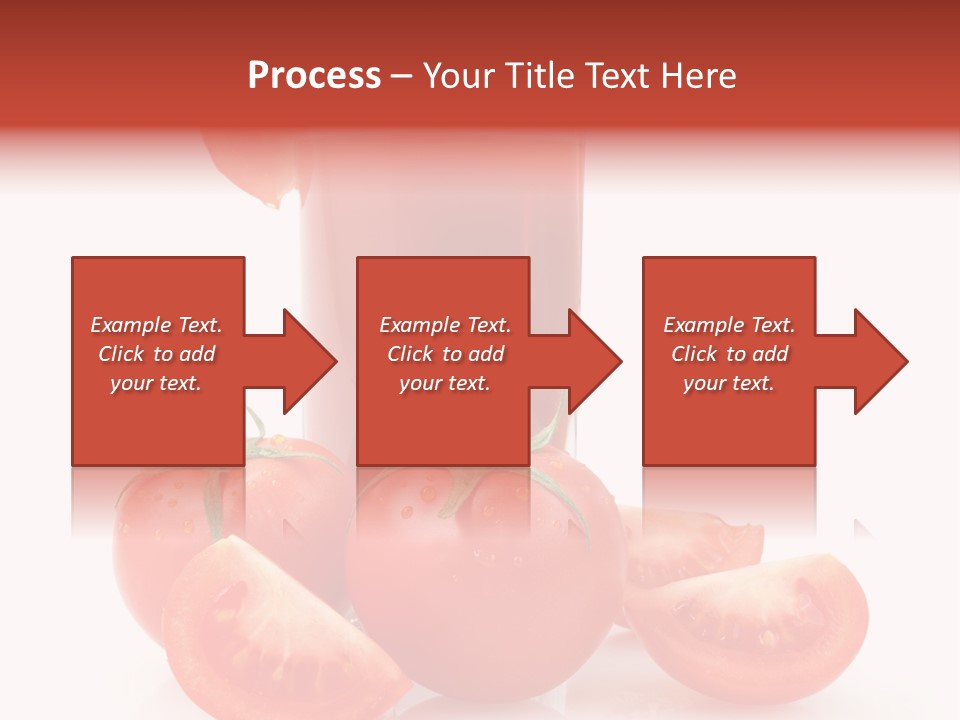 Glass Cut Vegetarian PowerPoint Template