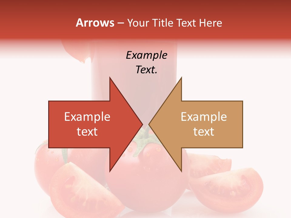 Glass Cut Vegetarian PowerPoint Template