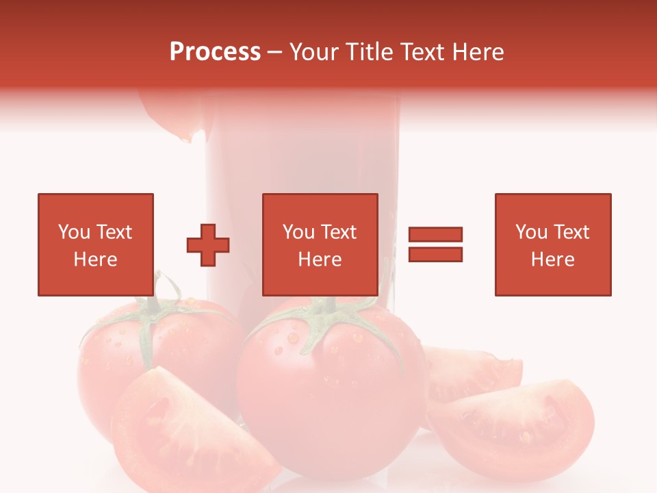 Glass Cut Vegetarian PowerPoint Template