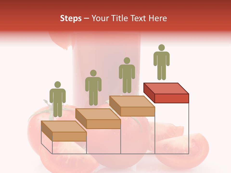 Glass Cut Vegetarian PowerPoint Template