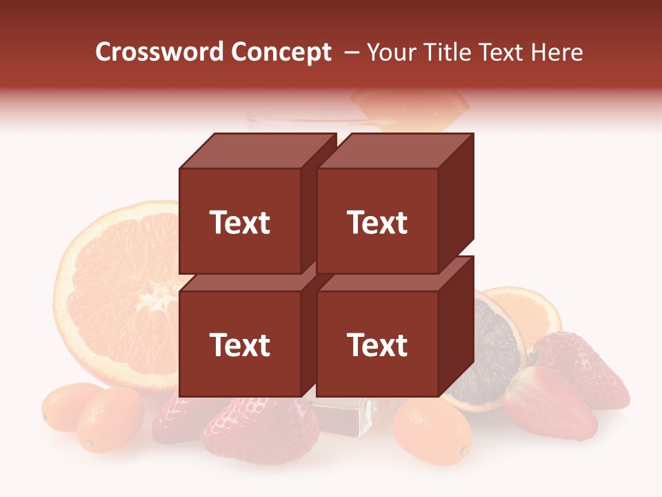 Tropical Kumquat Beverage PowerPoint Template