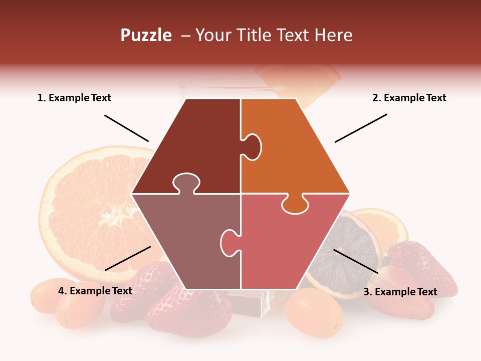 Tropical Kumquat Beverage PowerPoint Template