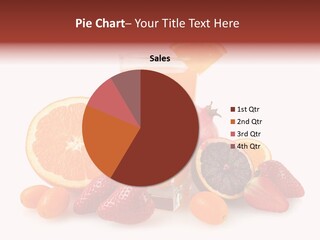 Tropical Kumquat Beverage PowerPoint Template