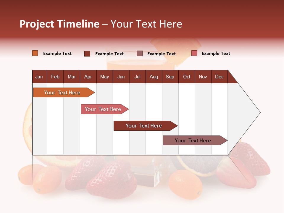 Tropical Kumquat Beverage PowerPoint Template