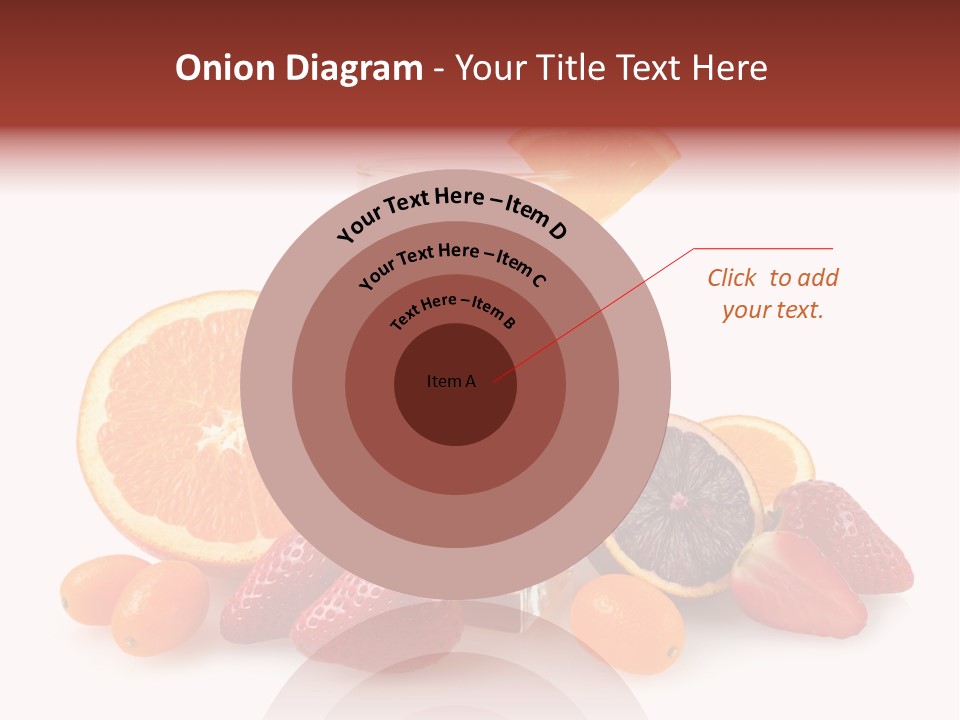 Tropical Kumquat Beverage PowerPoint Template