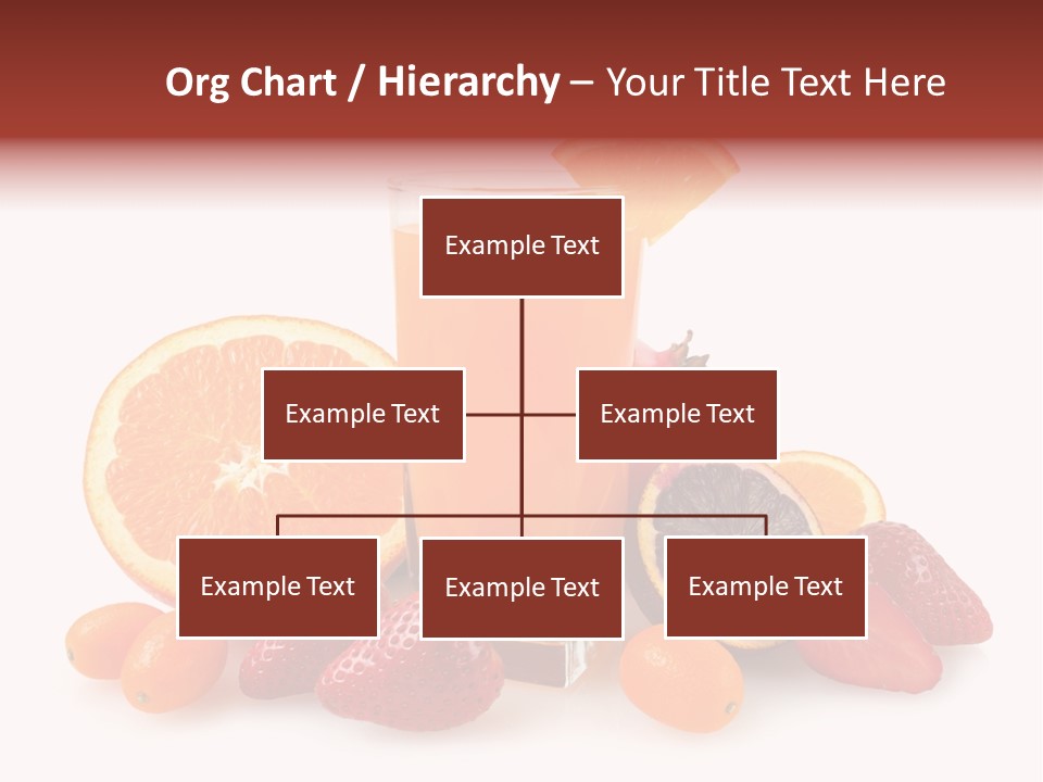 Tropical Kumquat Beverage PowerPoint Template