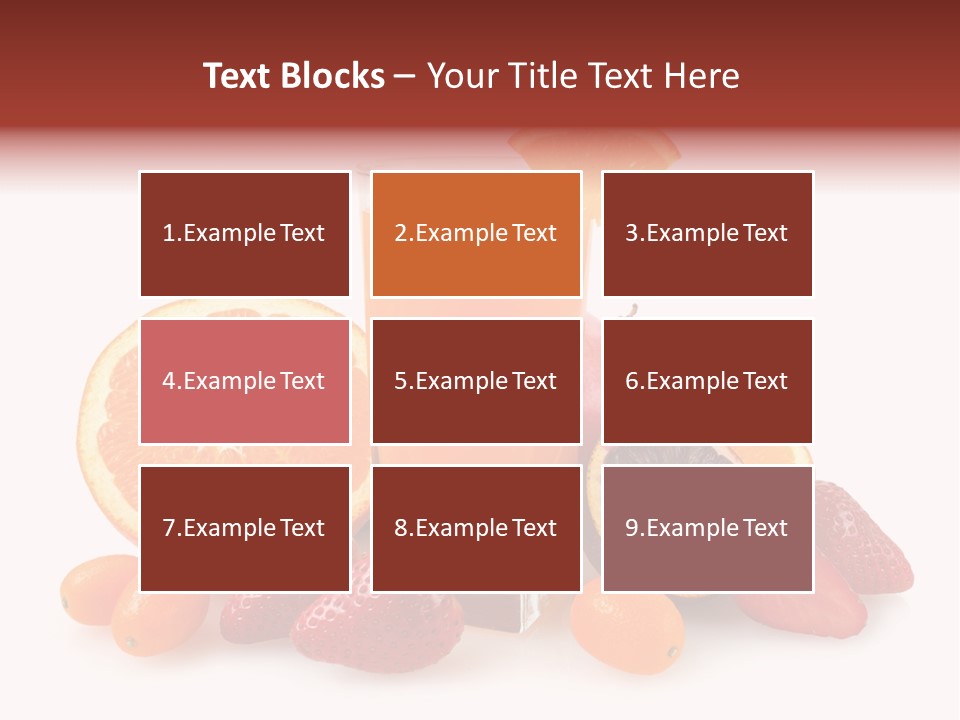 Tropical Kumquat Beverage PowerPoint Template