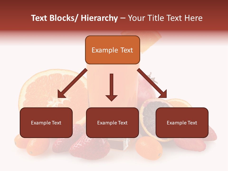 Tropical Kumquat Beverage PowerPoint Template