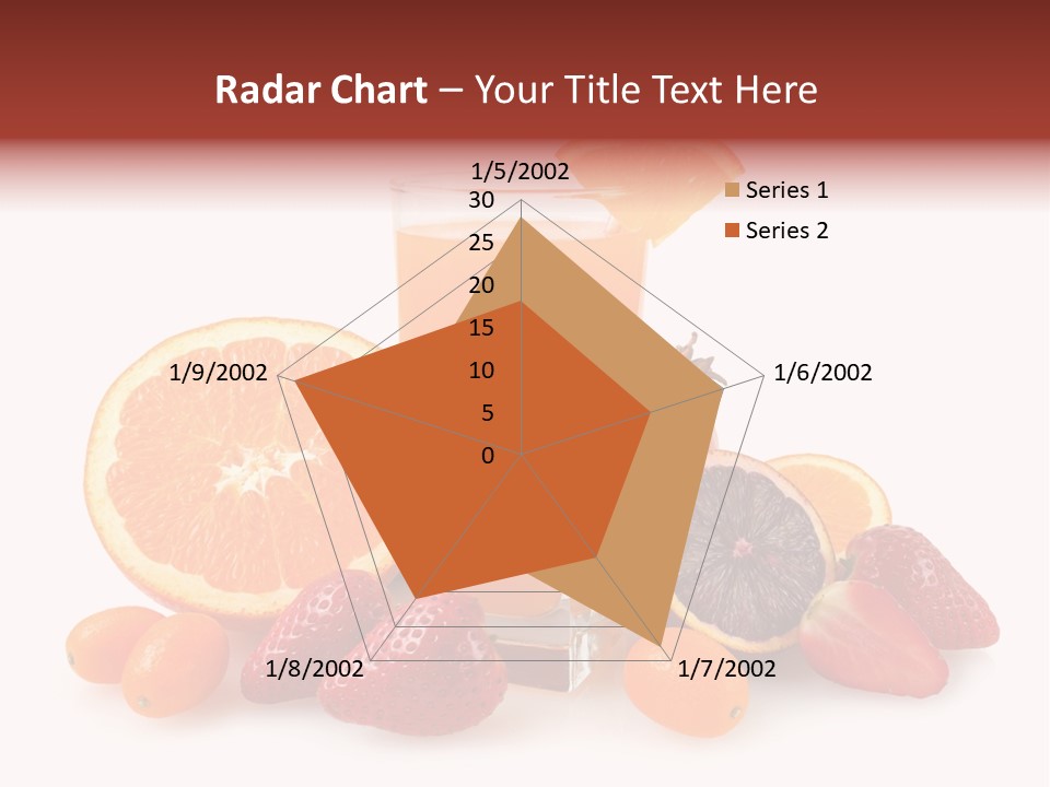 Tropical Kumquat Beverage PowerPoint Template