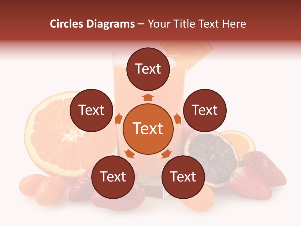 Tropical Kumquat Beverage PowerPoint Template