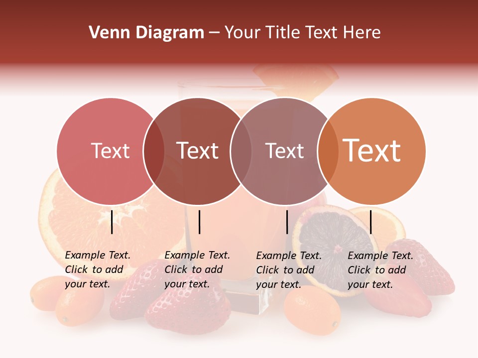 Tropical Kumquat Beverage PowerPoint Template