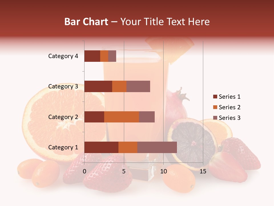 Tropical Kumquat Beverage PowerPoint Template