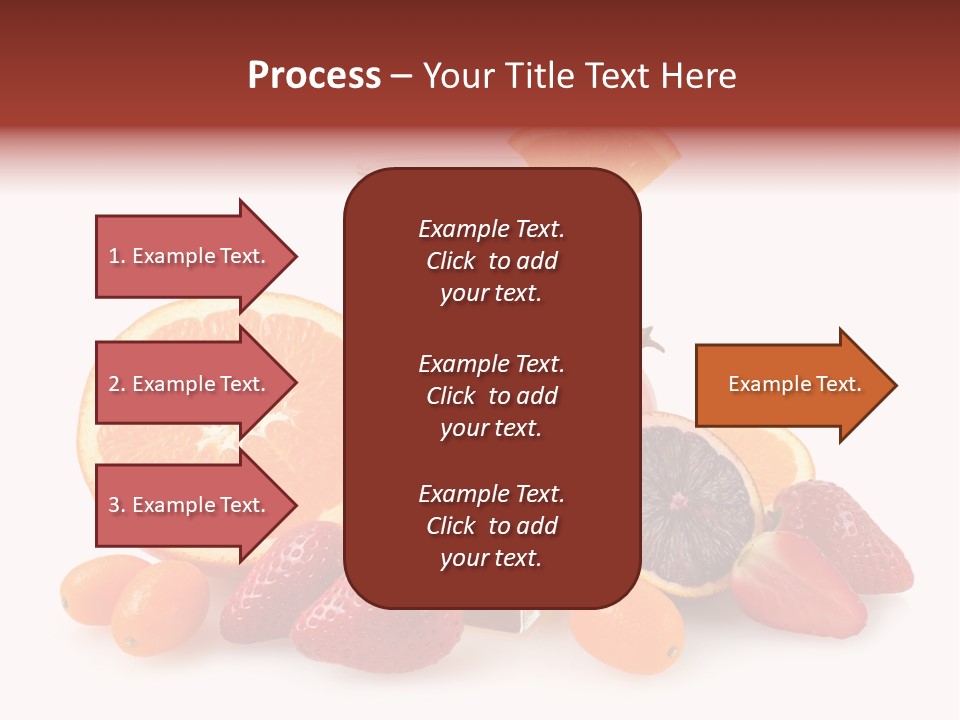 Tropical Kumquat Beverage PowerPoint Template