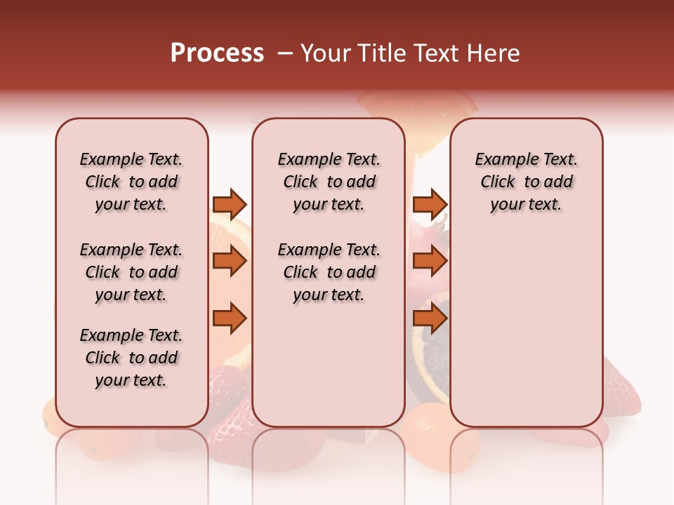 Tropical Kumquat Beverage PowerPoint Template