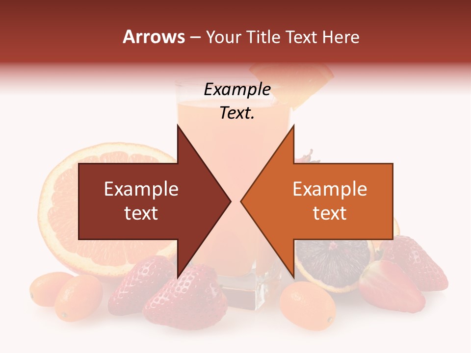 Tropical Kumquat Beverage PowerPoint Template