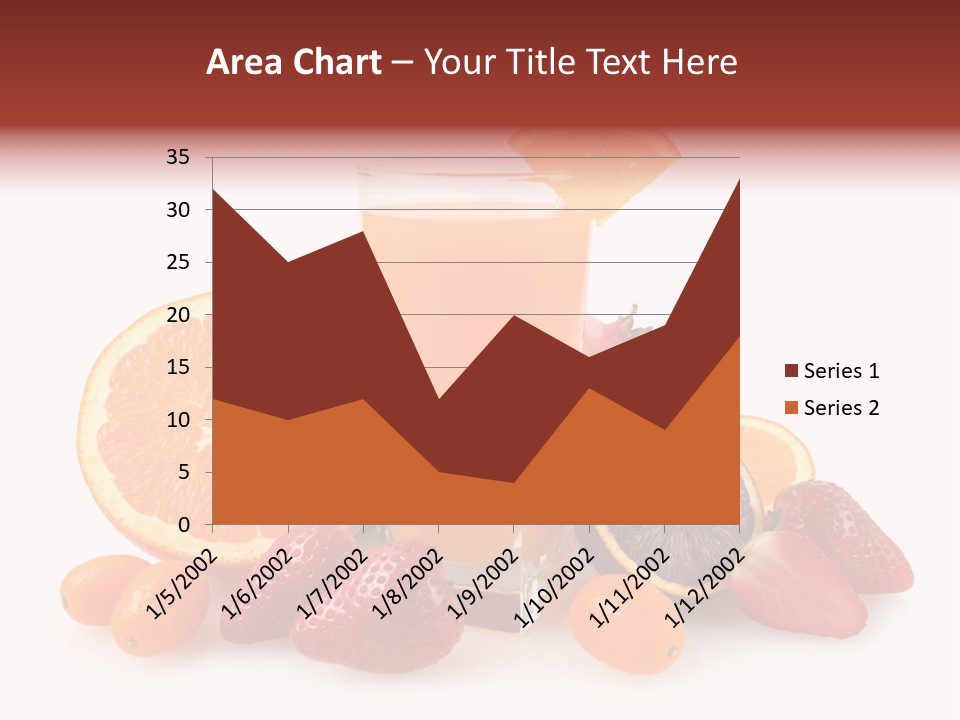 Tropical Kumquat Beverage PowerPoint Template