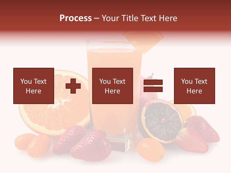 Tropical Kumquat Beverage PowerPoint Template