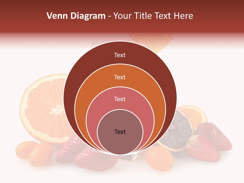 Tropical Kumquat Beverage PowerPoint Template