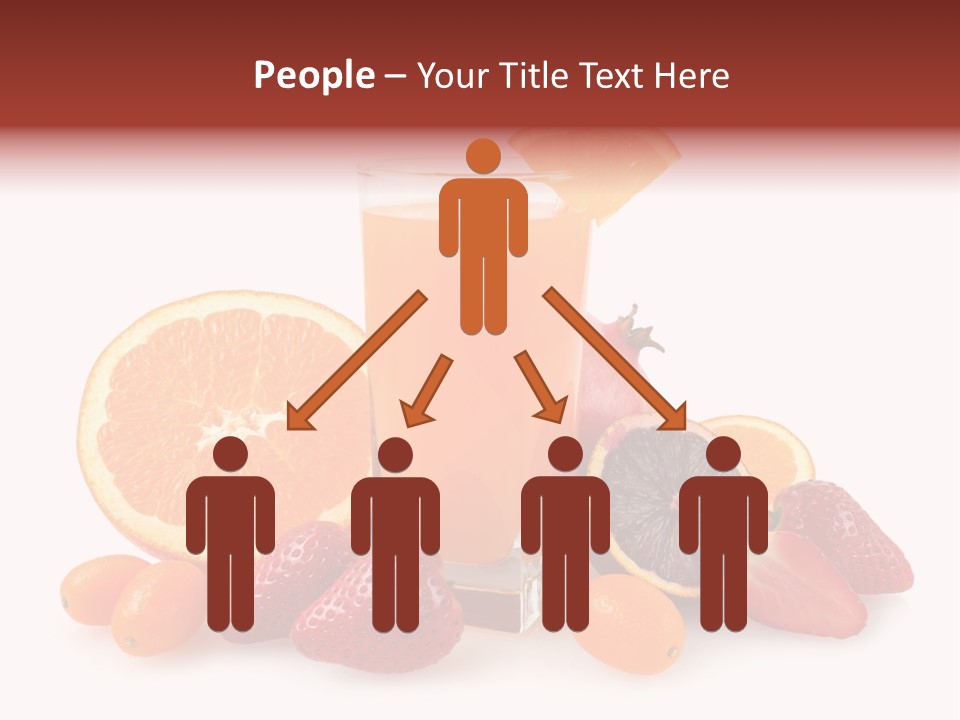 Tropical Kumquat Beverage PowerPoint Template