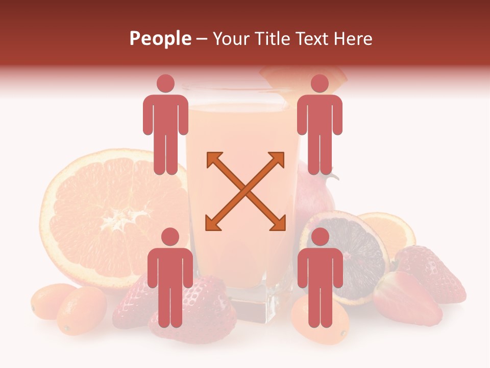 Tropical Kumquat Beverage PowerPoint Template