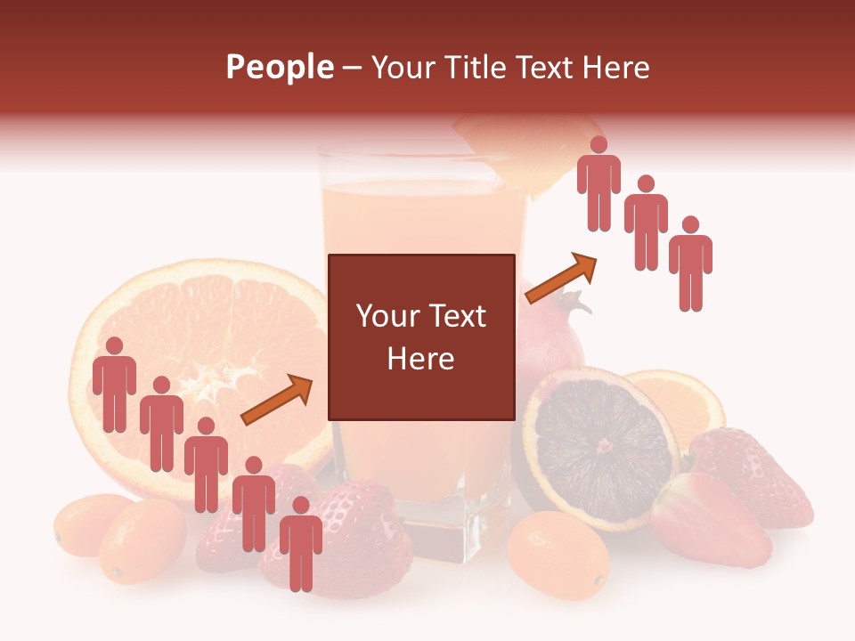 Tropical Kumquat Beverage PowerPoint Template