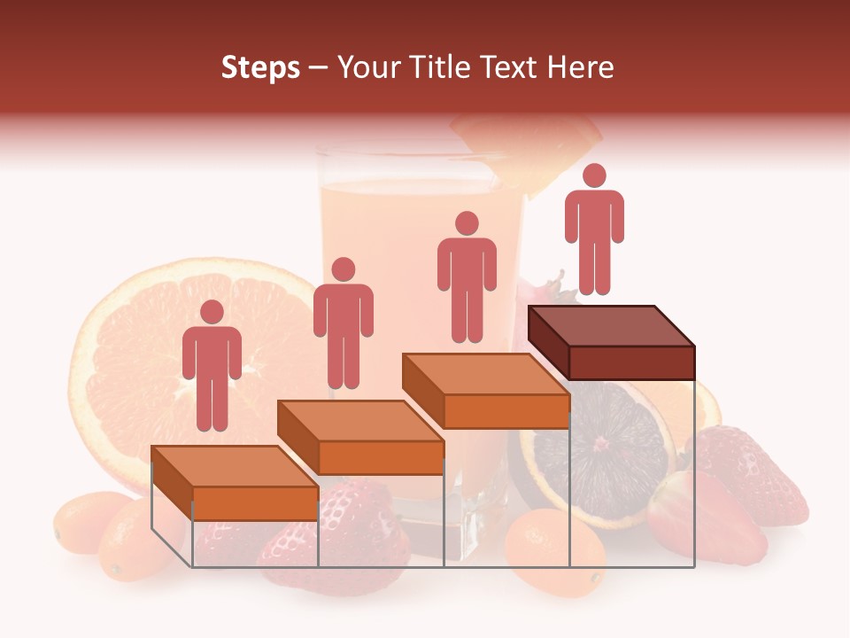 Tropical Kumquat Beverage PowerPoint Template