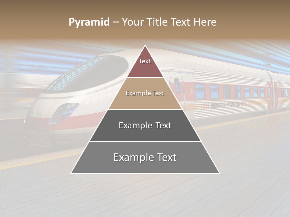 Arrival Road Train PowerPoint Template