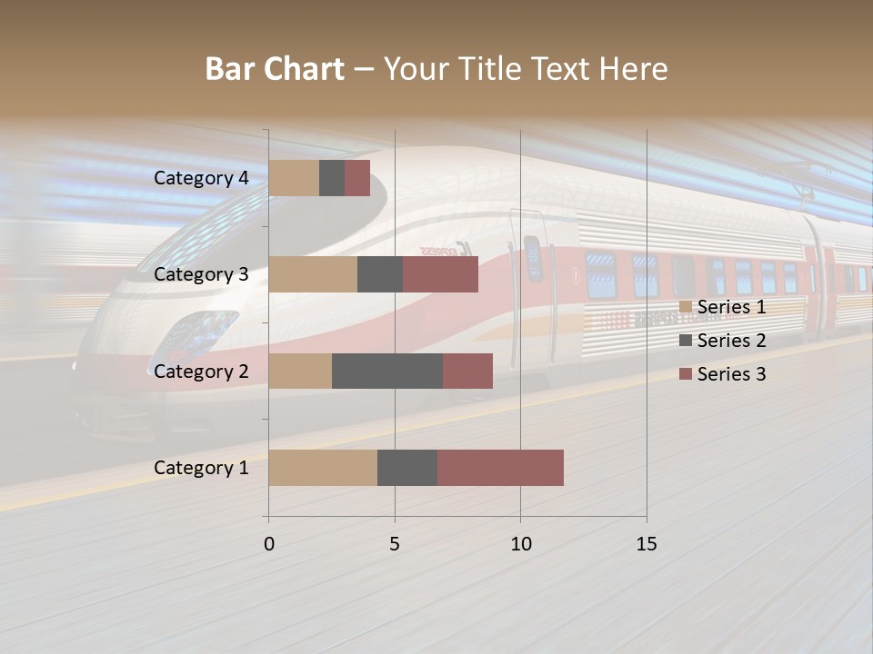 Arrival Road Train PowerPoint Template