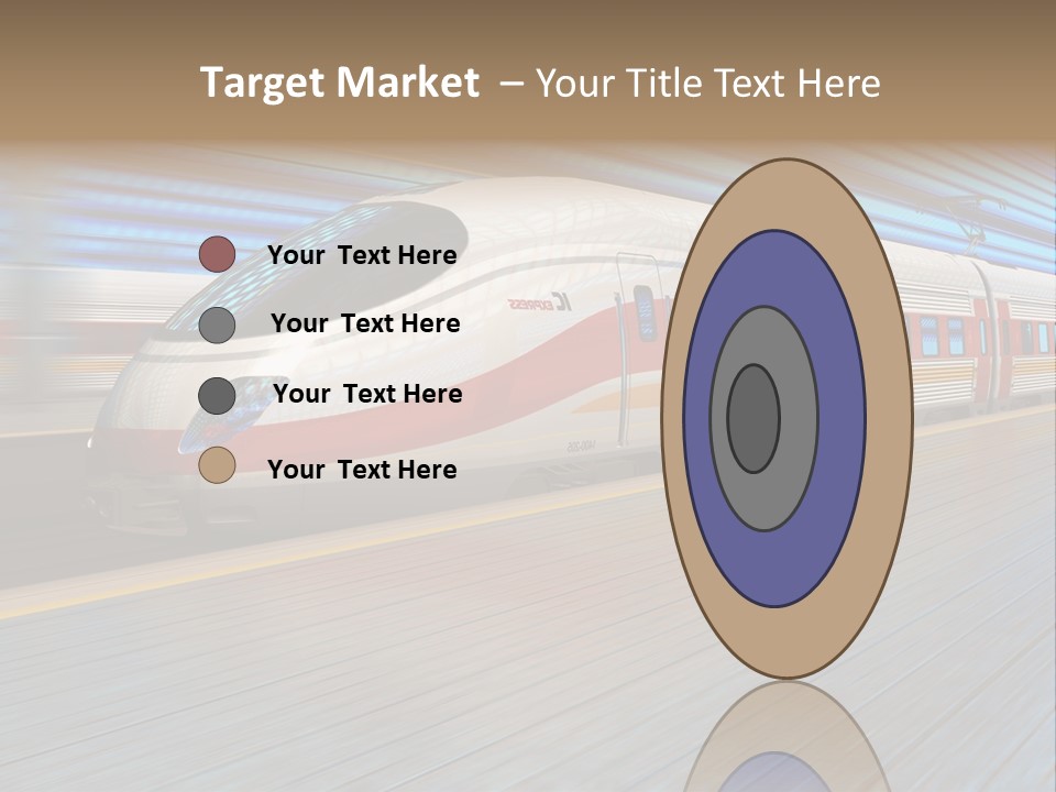 Arrival Road Train PowerPoint Template