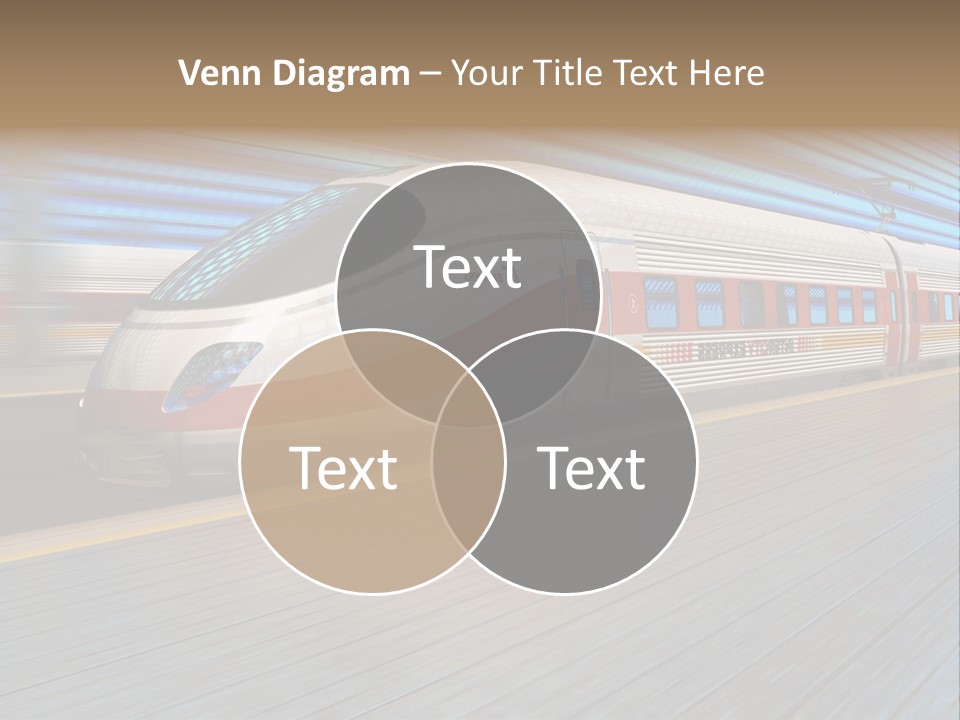Arrival Road Train PowerPoint Template