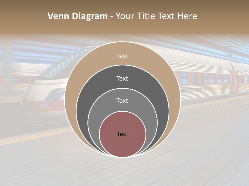 Arrival Road Train PowerPoint Template