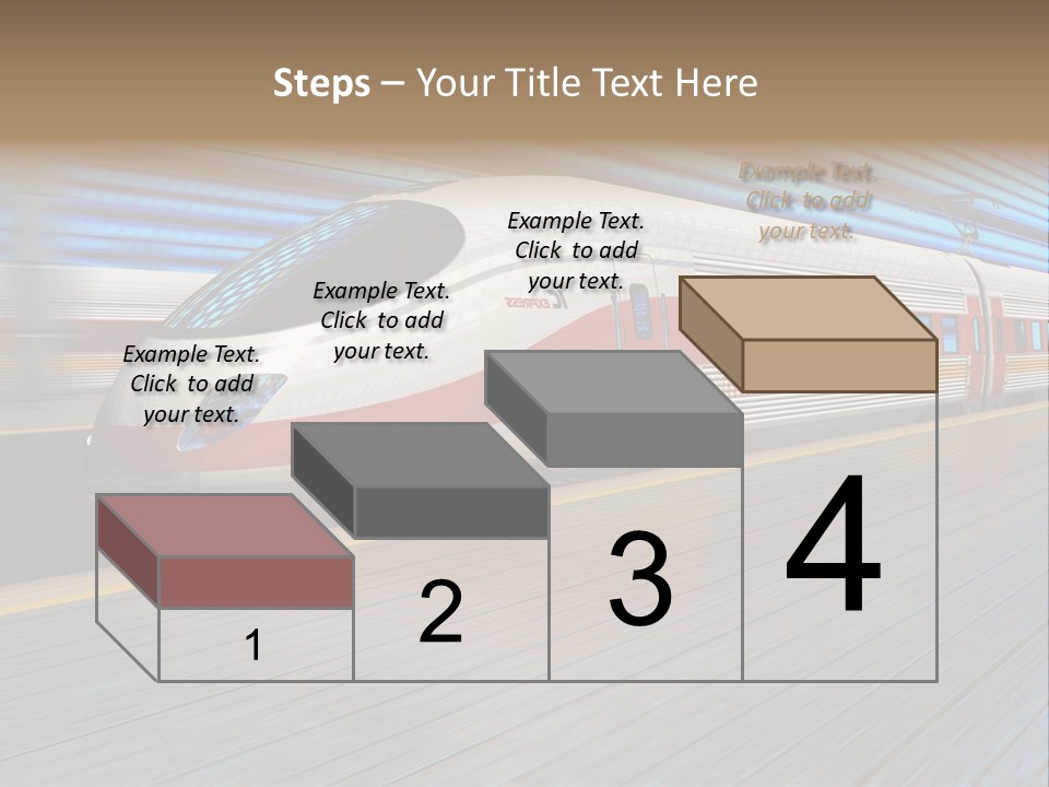 Arrival Road Train PowerPoint Template