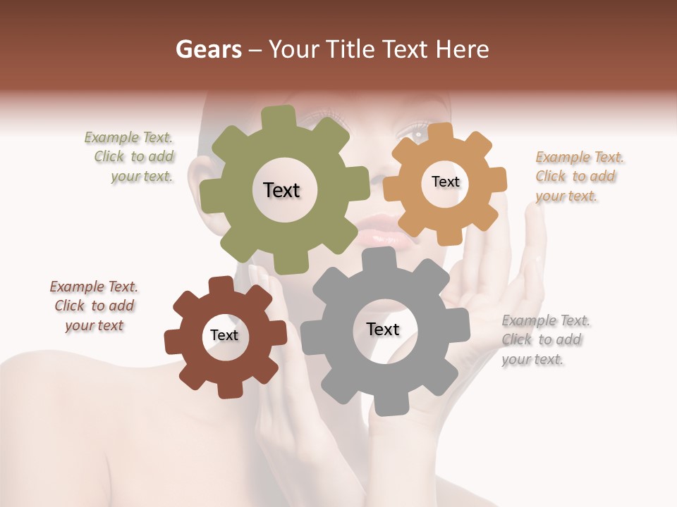 Lady Young Space PowerPoint Template