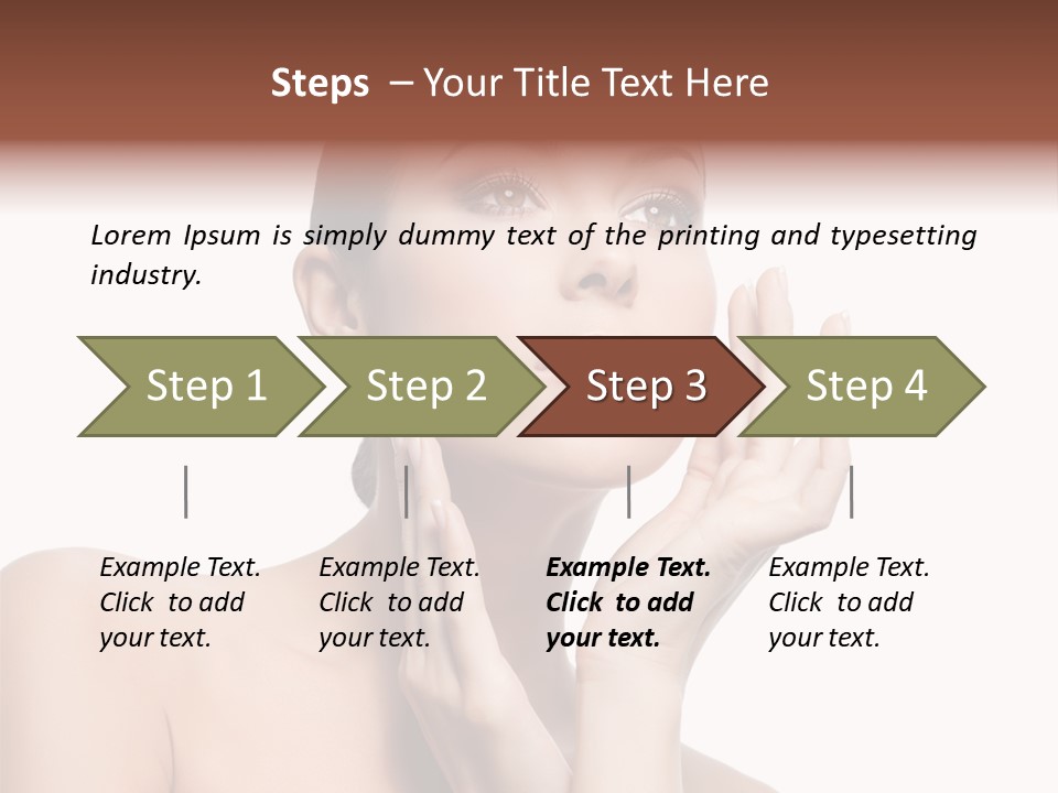 Lady Young Space PowerPoint Template