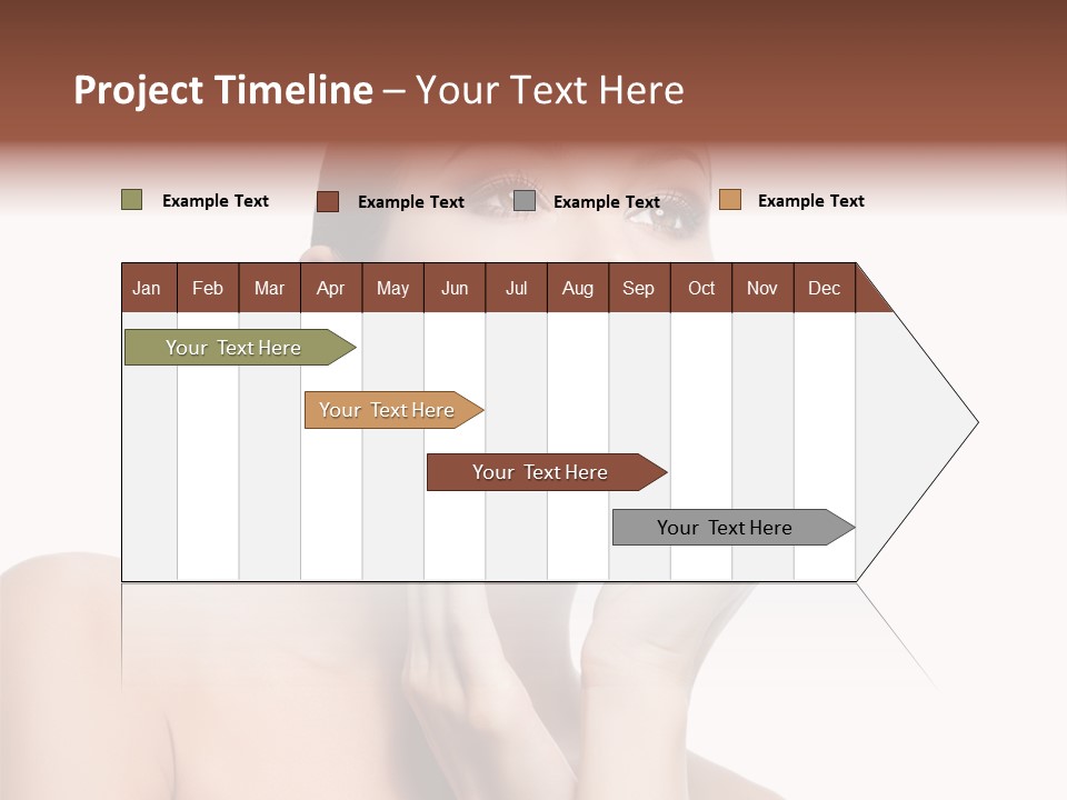 Lady Young Space PowerPoint Template