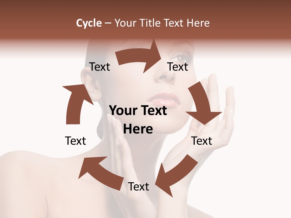 Lady Young Space PowerPoint Template