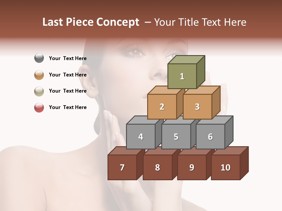 Lady Young Space PowerPoint Template