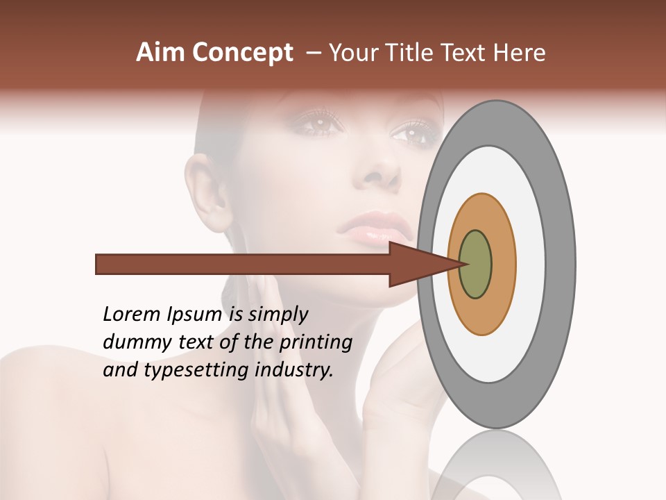 Lady Young Space PowerPoint Template