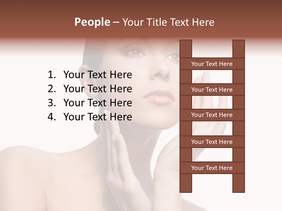 Lady Young Space PowerPoint Template