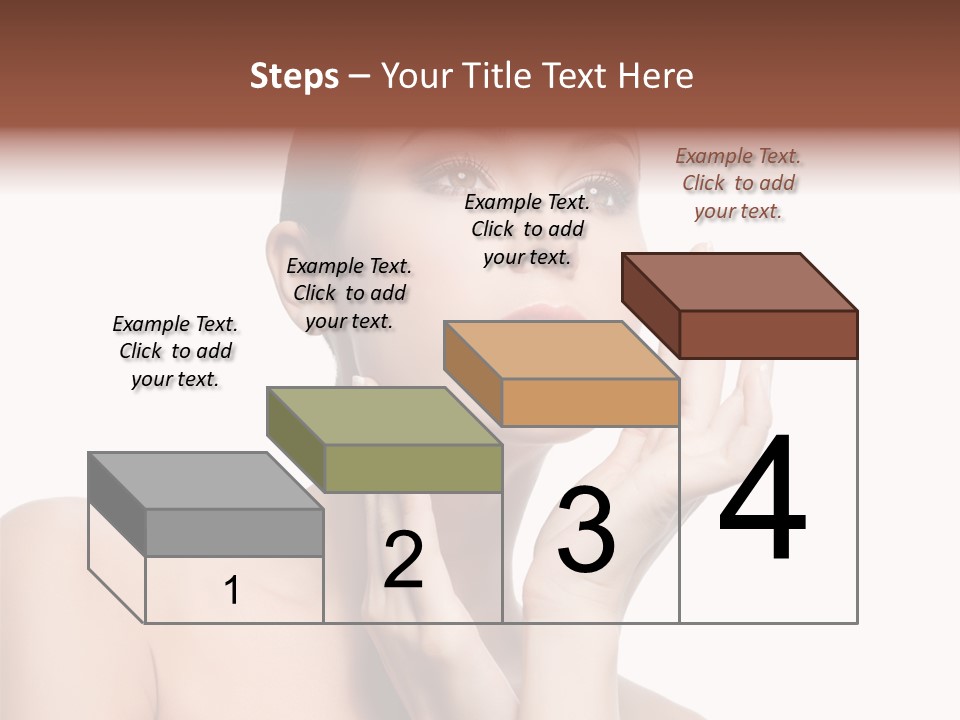 Lady Young Space PowerPoint Template