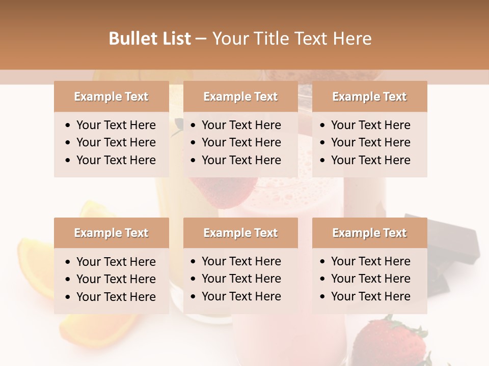 Morning Highball Nutrient PowerPoint Template