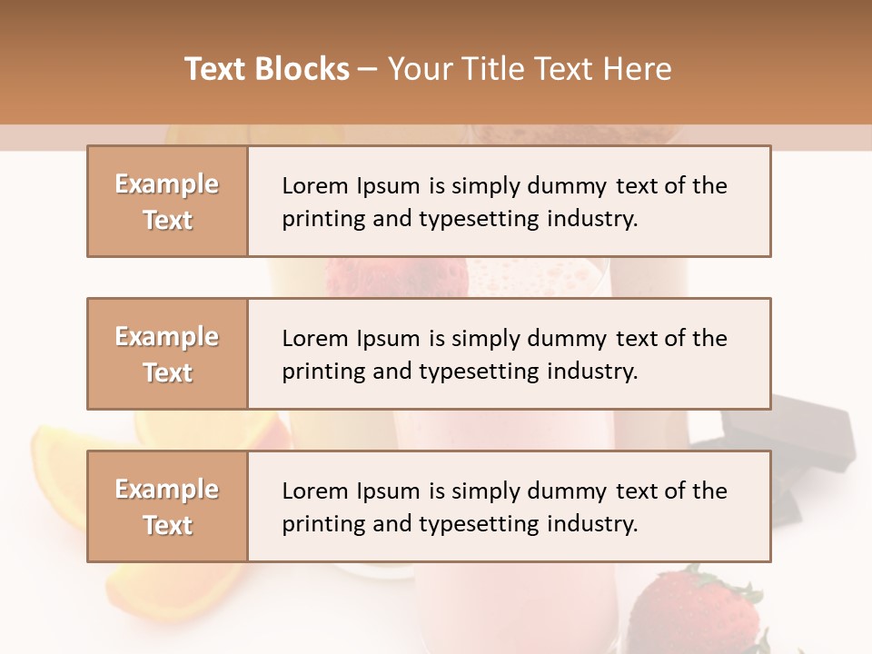Morning Highball Nutrient PowerPoint Template