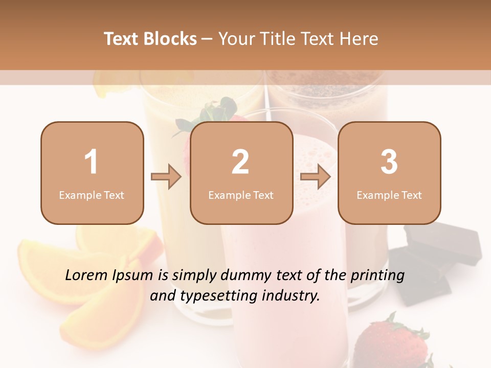 Morning Highball Nutrient PowerPoint Template