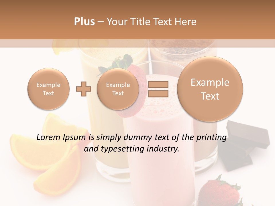 Morning Highball Nutrient PowerPoint Template