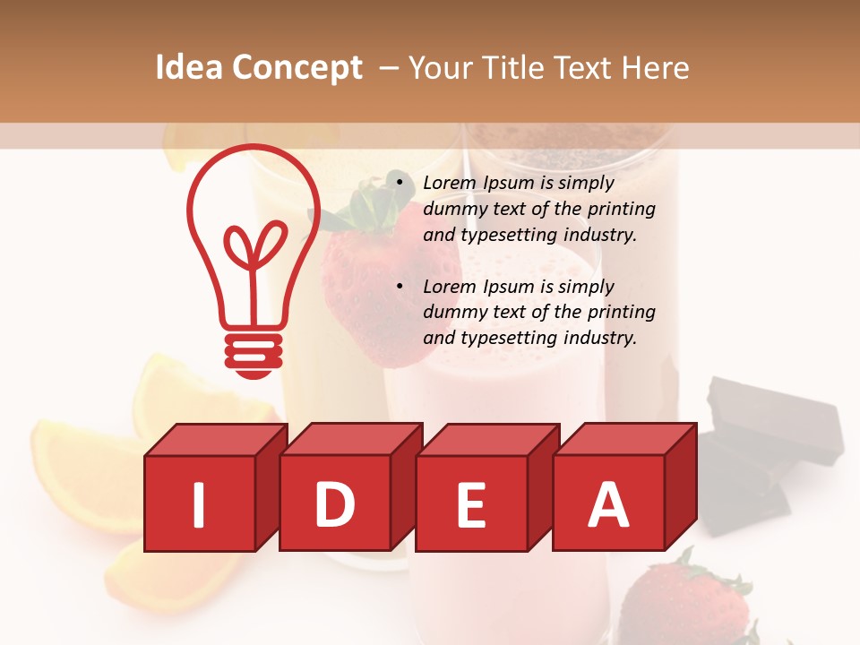 Morning Highball Nutrient PowerPoint Template