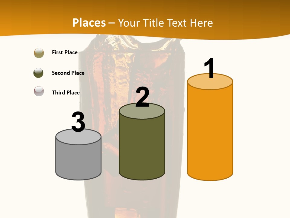 Reflection Liquid Beverage PowerPoint Template