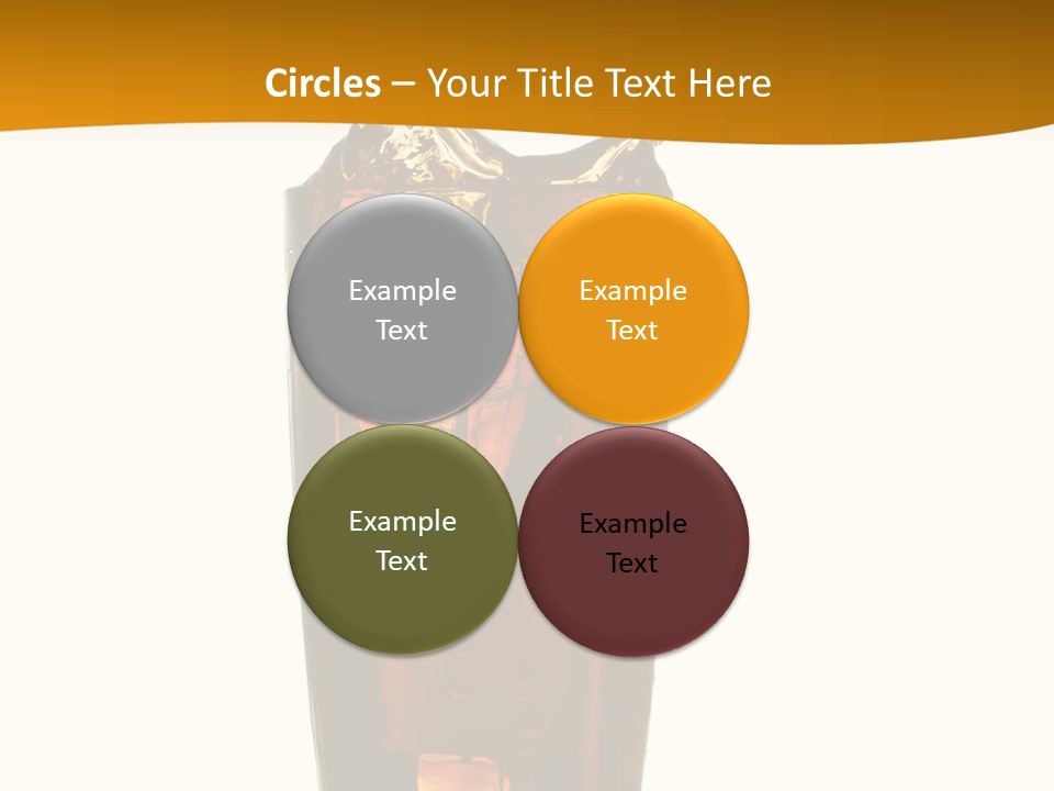 Reflection Liquid Beverage PowerPoint Template